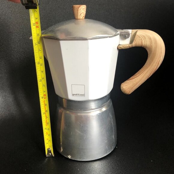 Gnali & Zani Large Italian Stove Top Espresso Coffee Maker Moka pot 8 Cup Italy - Picture 7 of 8